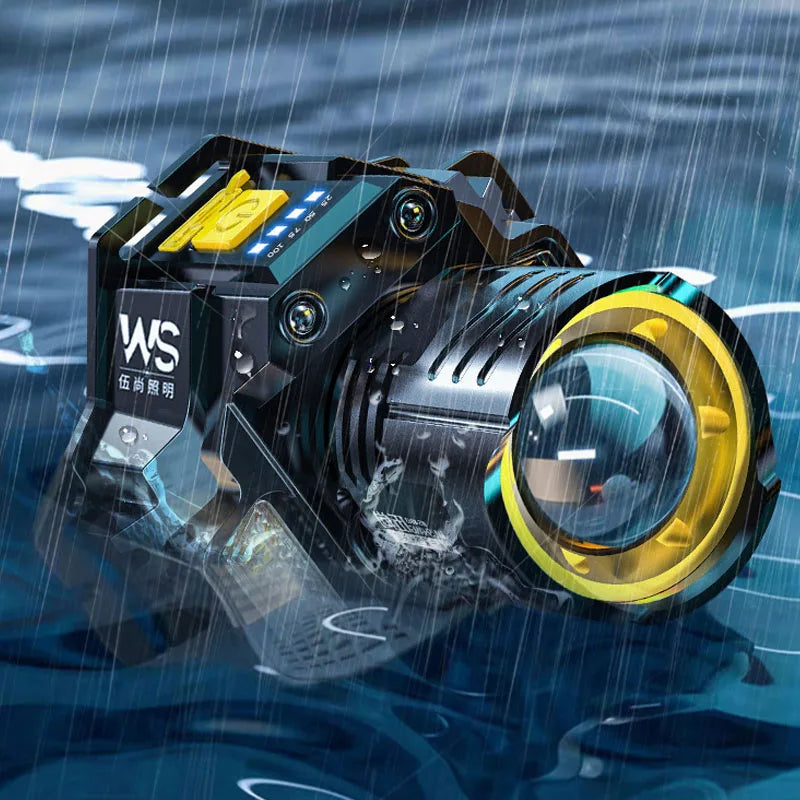 Ultra-Bright Tactical LED Headlamp – Rechargeable & Waterproof