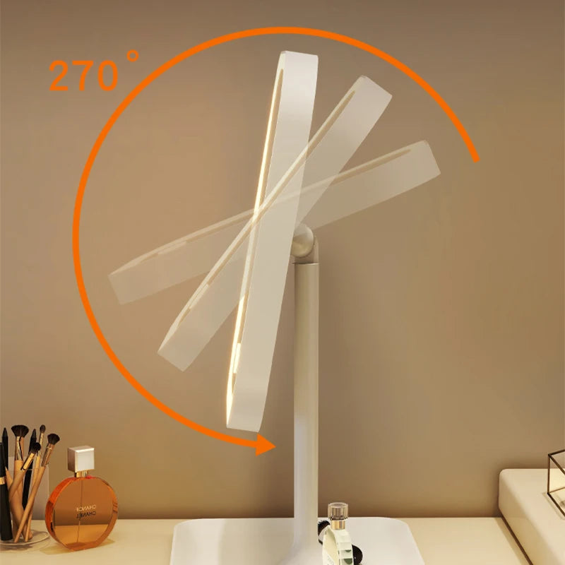 Modern LED Vanity Mirror - 3 Color Touch Makeup Light