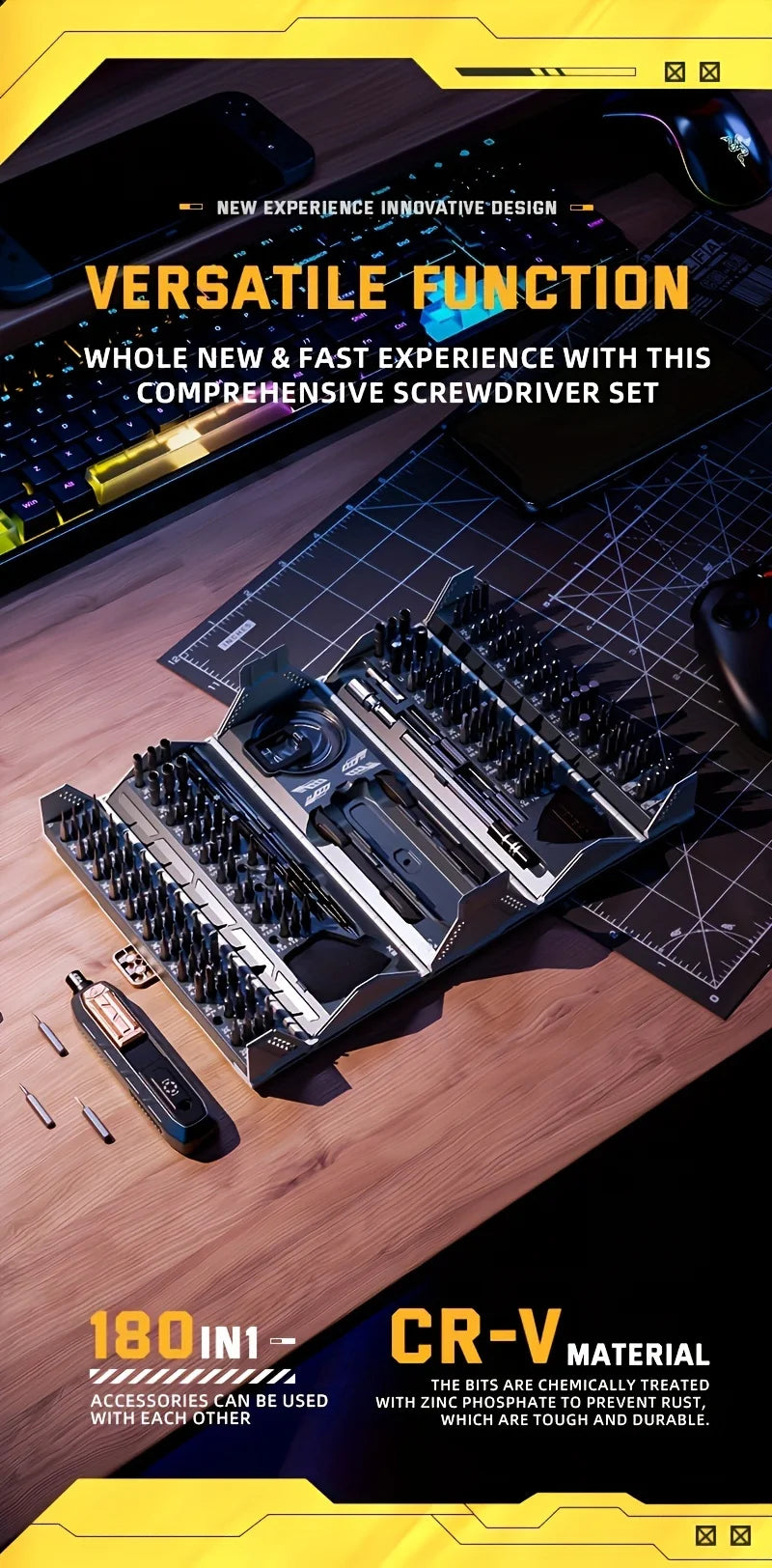 180 in 1 Screwdriver Set (Manual)
