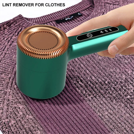 Electric Rechargeable Lint Remover. Fuzz & Sweater Shaver. USB Powered