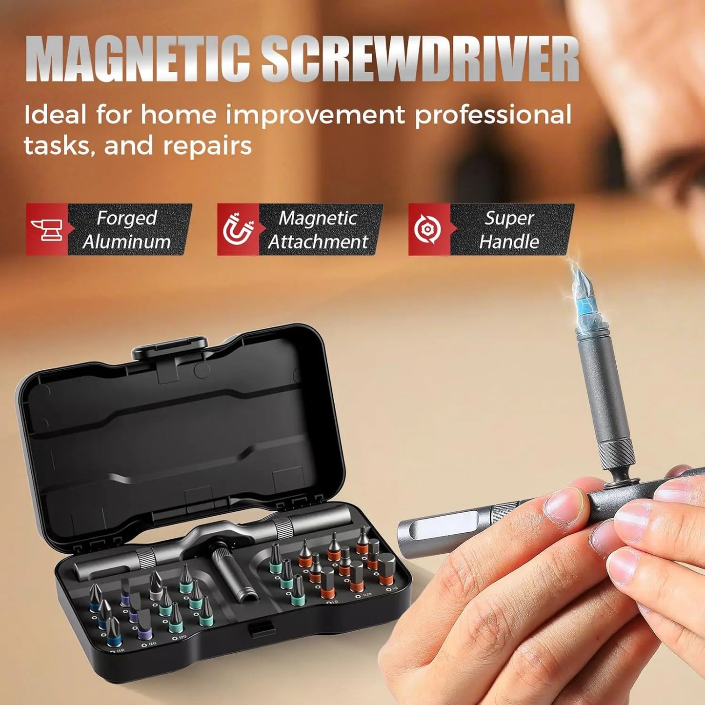 24 in 1 Ratchet Screwdriver Set