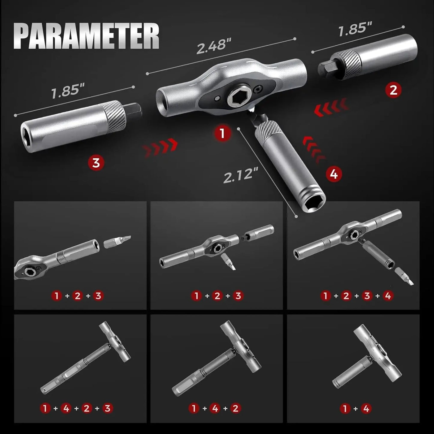 24 in 1 Ratchet Screwdriver Set