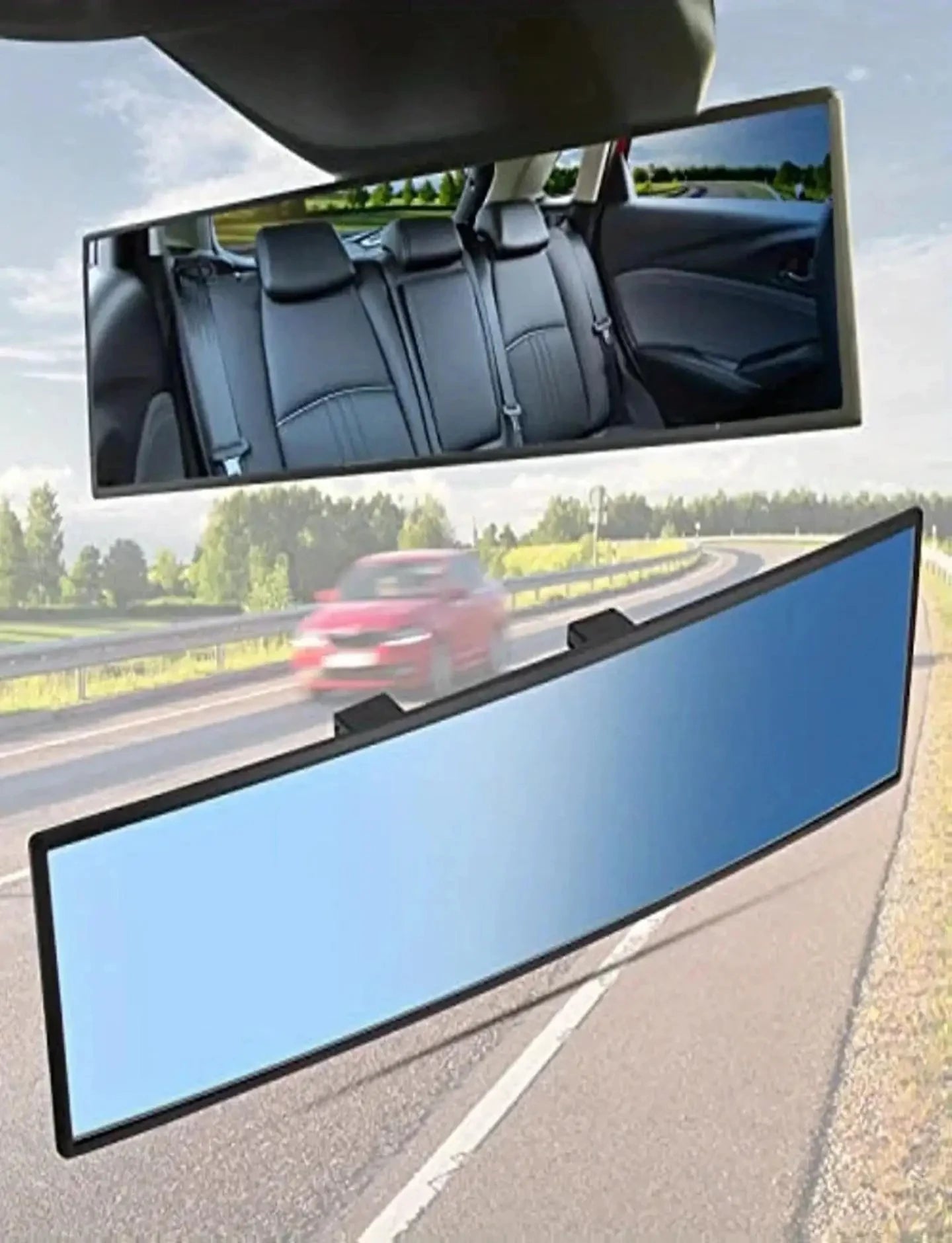 Panoramic Anti-Glare Rearview Mirror