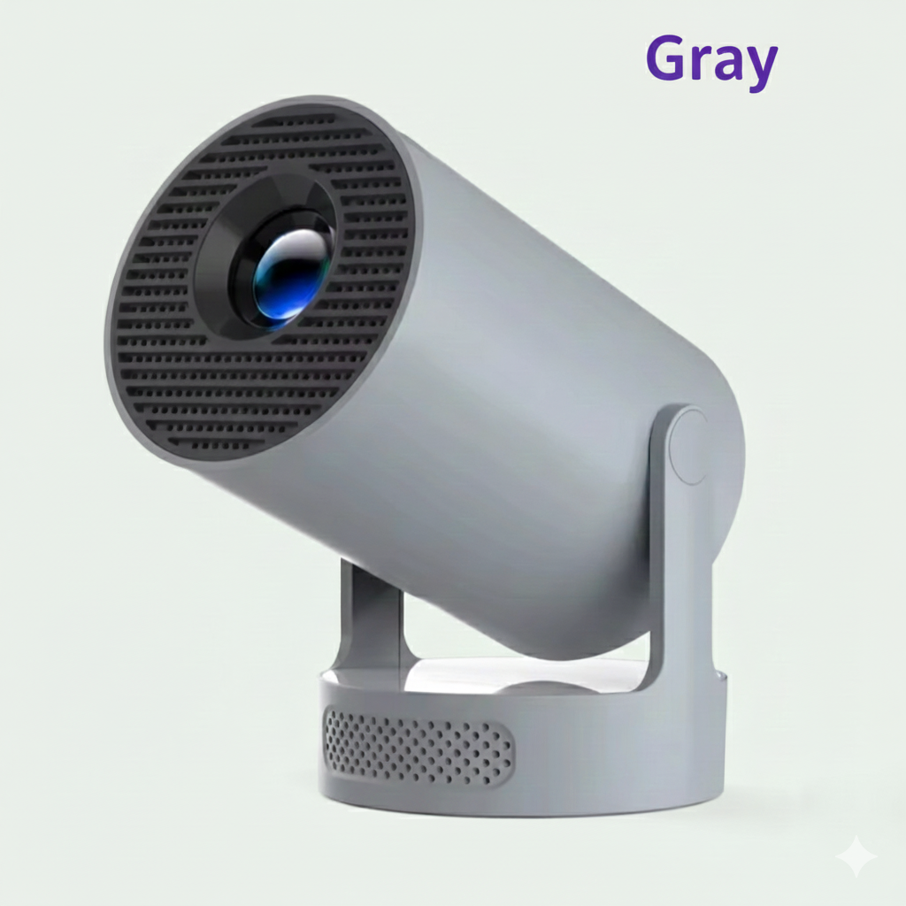 Smart HD Projector: Android 11 & WiFi 6 Home Cinema