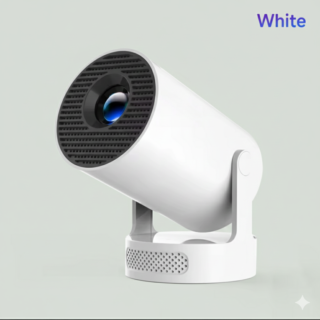 Smart HD Projector: Android 11 & WiFi 6 Home Cinema